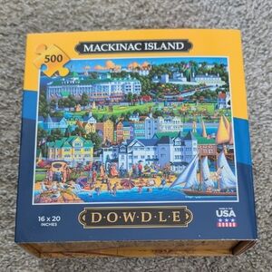 Dowdle Mackinac Island 500-Piece Puzzle - Blue & Yellow